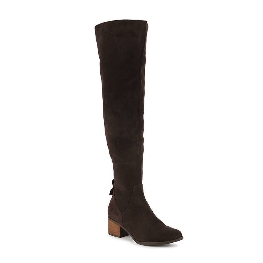 Steve Madden Purly Over the Knee Suede Boots